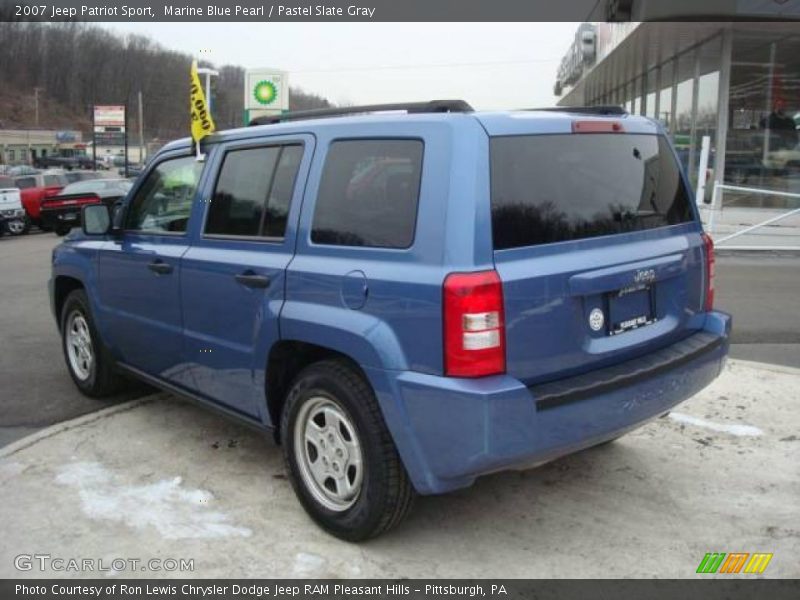 Marine Blue Pearl / Pastel Slate Gray 2007 Jeep Patriot Sport