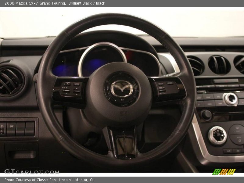 Brilliant Black / Black 2008 Mazda CX-7 Grand Touring