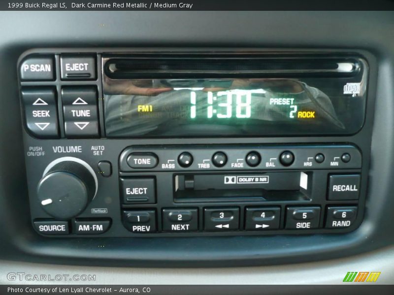 Dark Carmine Red Metallic / Medium Gray 1999 Buick Regal LS
