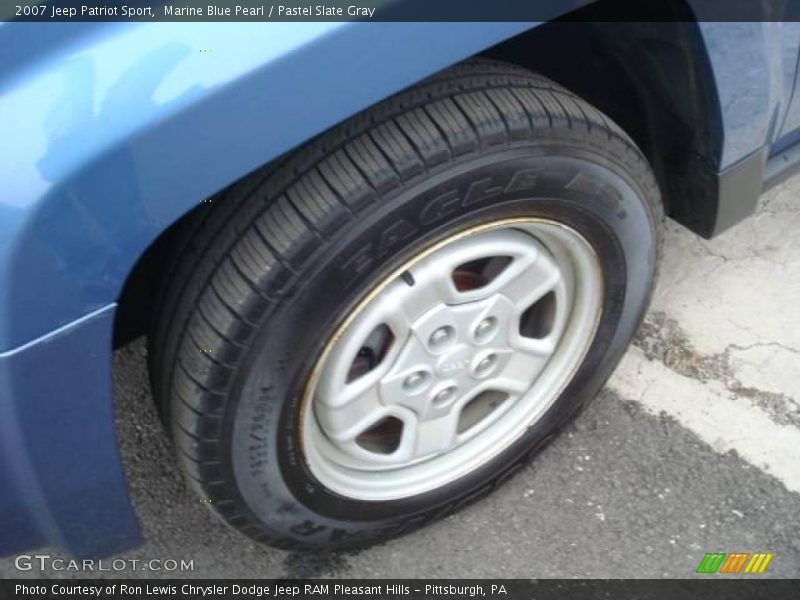 Marine Blue Pearl / Pastel Slate Gray 2007 Jeep Patriot Sport