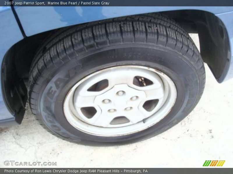 Marine Blue Pearl / Pastel Slate Gray 2007 Jeep Patriot Sport