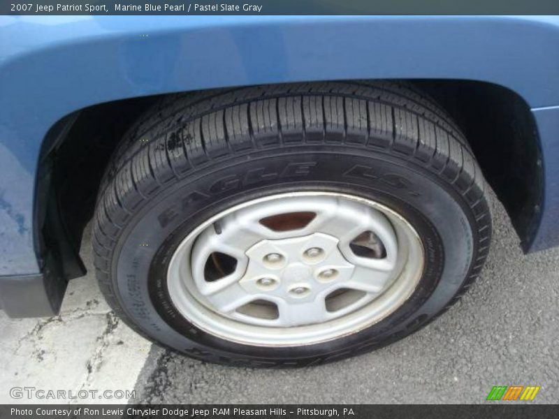 Marine Blue Pearl / Pastel Slate Gray 2007 Jeep Patriot Sport