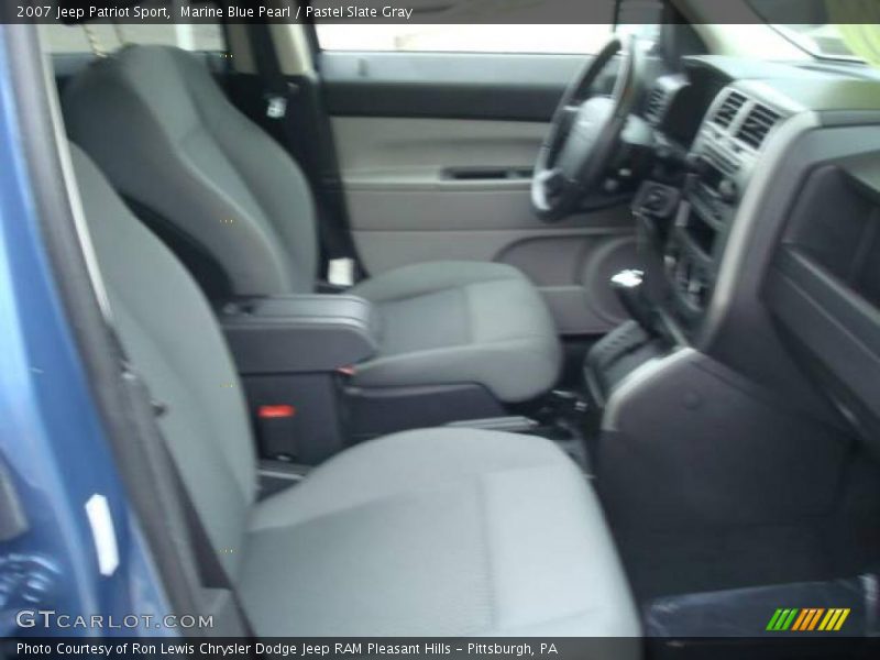 Marine Blue Pearl / Pastel Slate Gray 2007 Jeep Patriot Sport