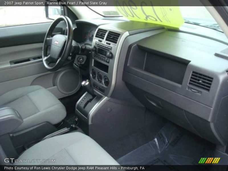 Marine Blue Pearl / Pastel Slate Gray 2007 Jeep Patriot Sport