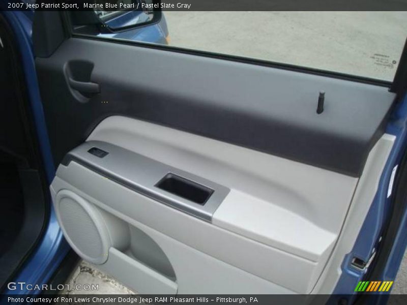 Marine Blue Pearl / Pastel Slate Gray 2007 Jeep Patriot Sport