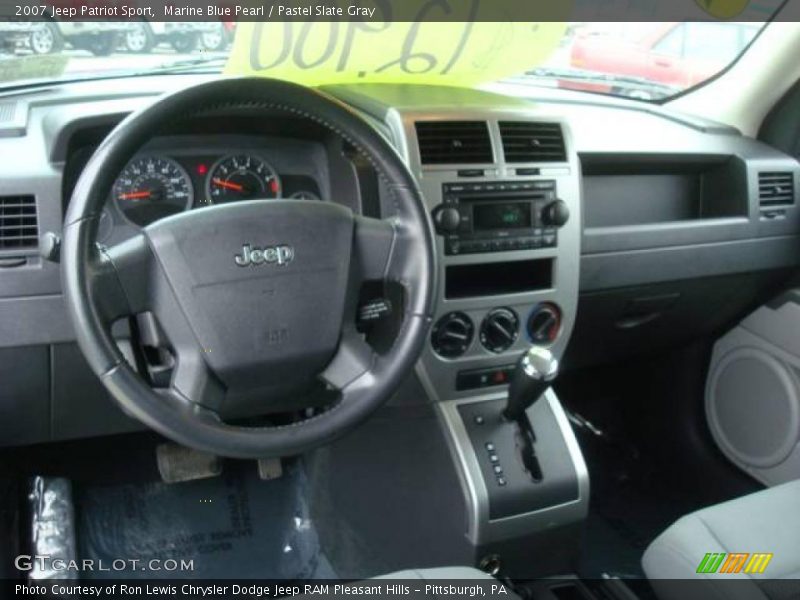 Marine Blue Pearl / Pastel Slate Gray 2007 Jeep Patriot Sport