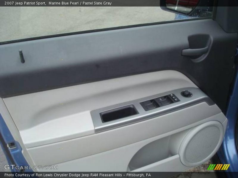 Marine Blue Pearl / Pastel Slate Gray 2007 Jeep Patriot Sport