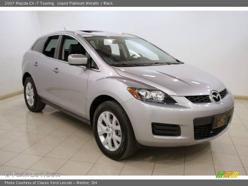 Liquid Platinum Metallic / Black 2007 Mazda CX-7 Touring