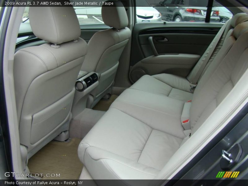 Silver Jade Metallic / Taupe 2009 Acura RL 3.7 AWD Sedan