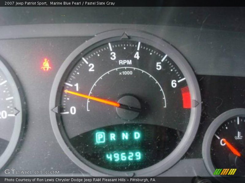 Marine Blue Pearl / Pastel Slate Gray 2007 Jeep Patriot Sport