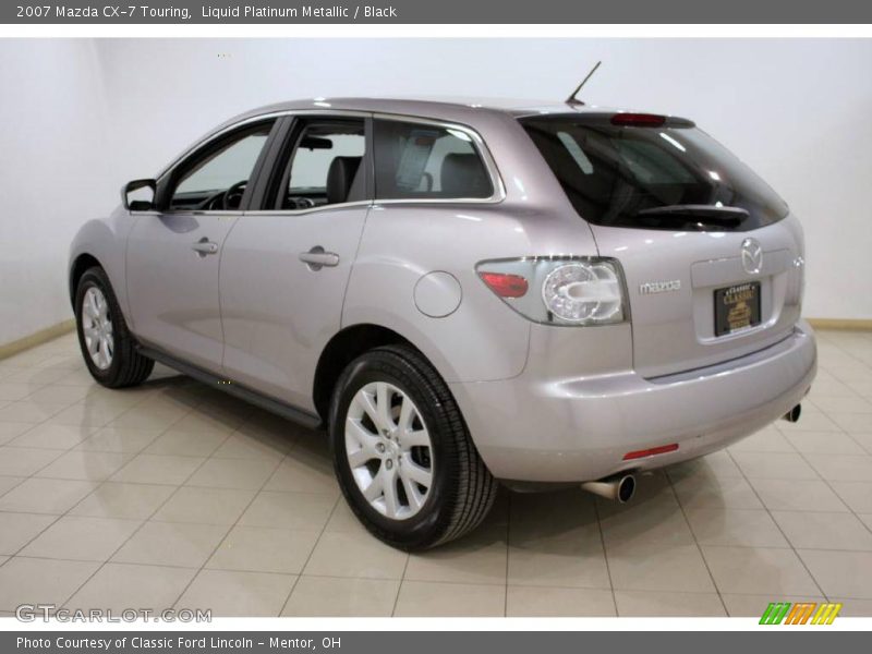 Liquid Platinum Metallic / Black 2007 Mazda CX-7 Touring