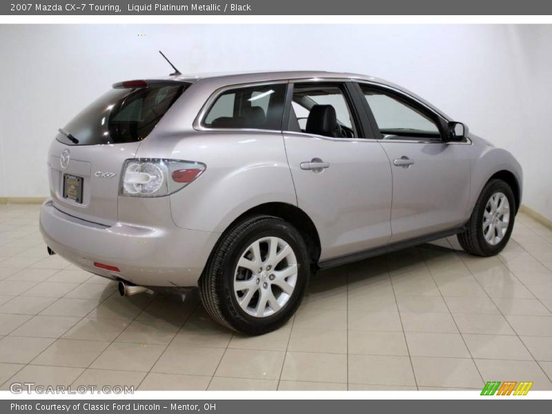 Liquid Platinum Metallic / Black 2007 Mazda CX-7 Touring