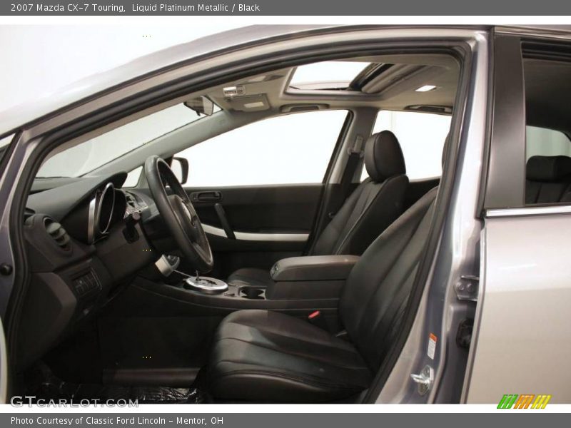 Liquid Platinum Metallic / Black 2007 Mazda CX-7 Touring