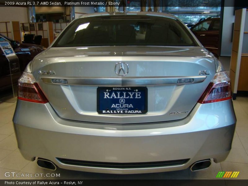 Platinum Frost Metallic / Ebony 2009 Acura RL 3.7 AWD Sedan
