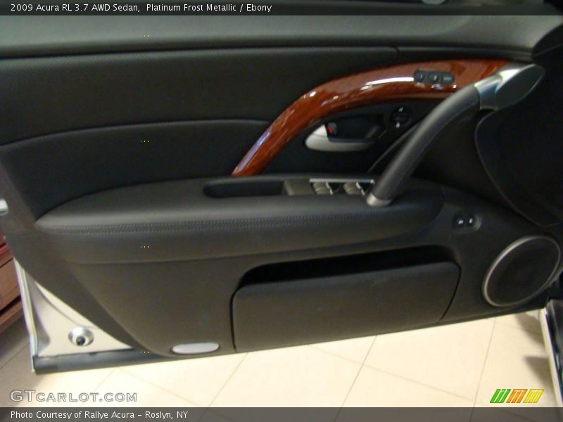 Platinum Frost Metallic / Ebony 2009 Acura RL 3.7 AWD Sedan
