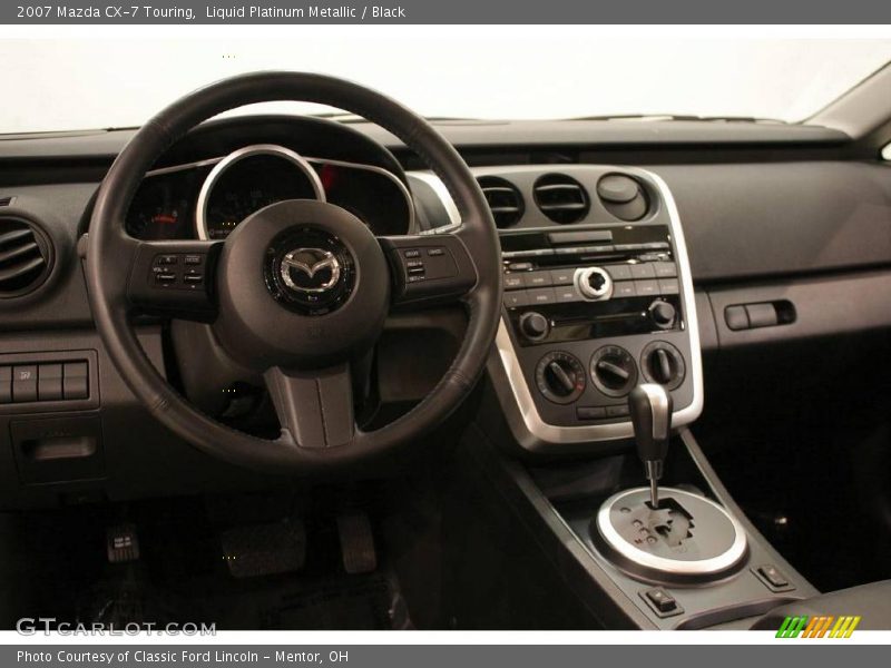 Liquid Platinum Metallic / Black 2007 Mazda CX-7 Touring