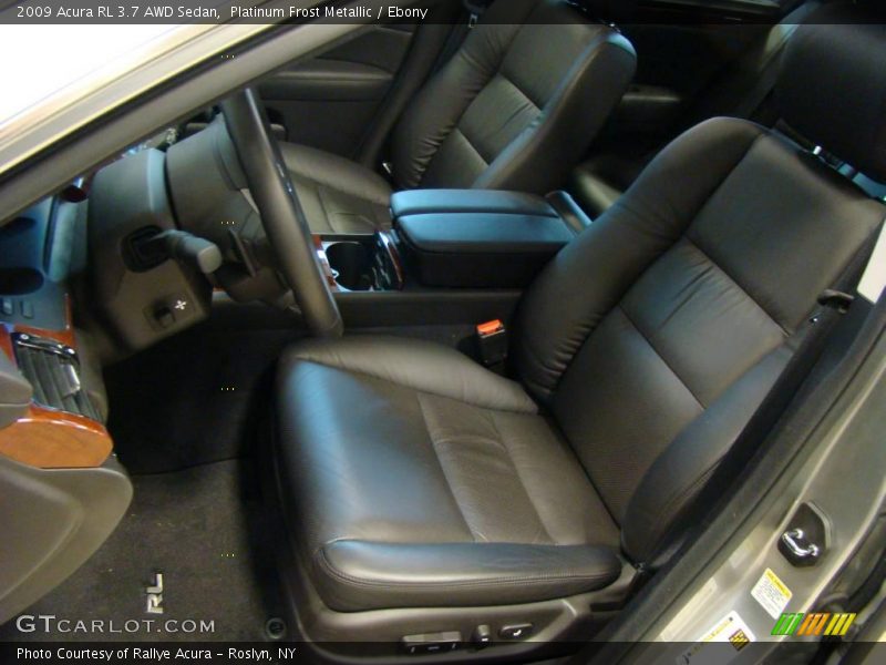 Platinum Frost Metallic / Ebony 2009 Acura RL 3.7 AWD Sedan