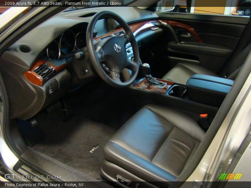 Platinum Frost Metallic / Ebony 2009 Acura RL 3.7 AWD Sedan