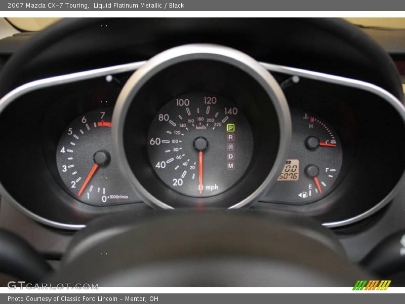 Liquid Platinum Metallic / Black 2007 Mazda CX-7 Touring