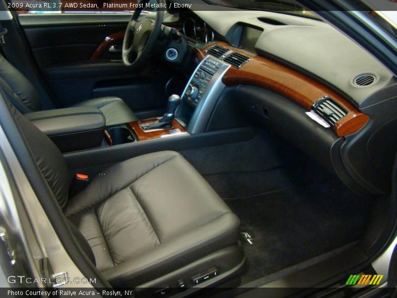 Platinum Frost Metallic / Ebony 2009 Acura RL 3.7 AWD Sedan