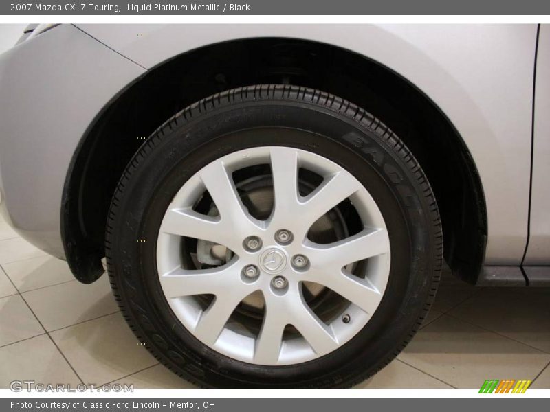 Liquid Platinum Metallic / Black 2007 Mazda CX-7 Touring