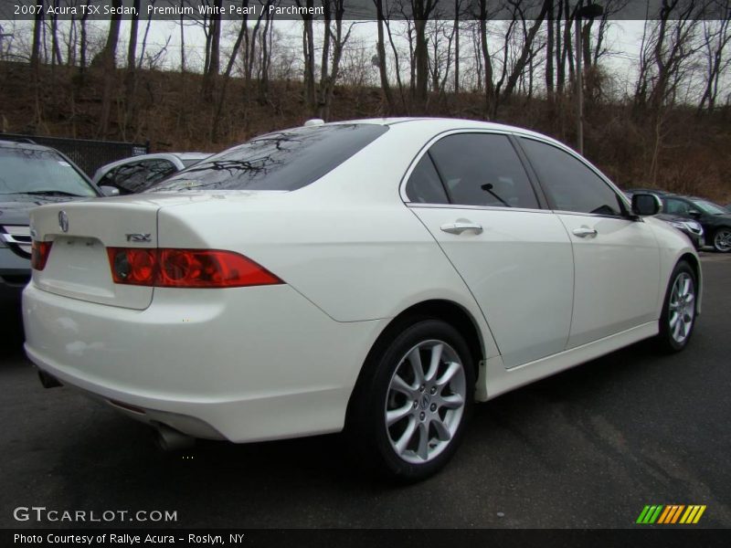 Premium White Pearl / Parchment 2007 Acura TSX Sedan