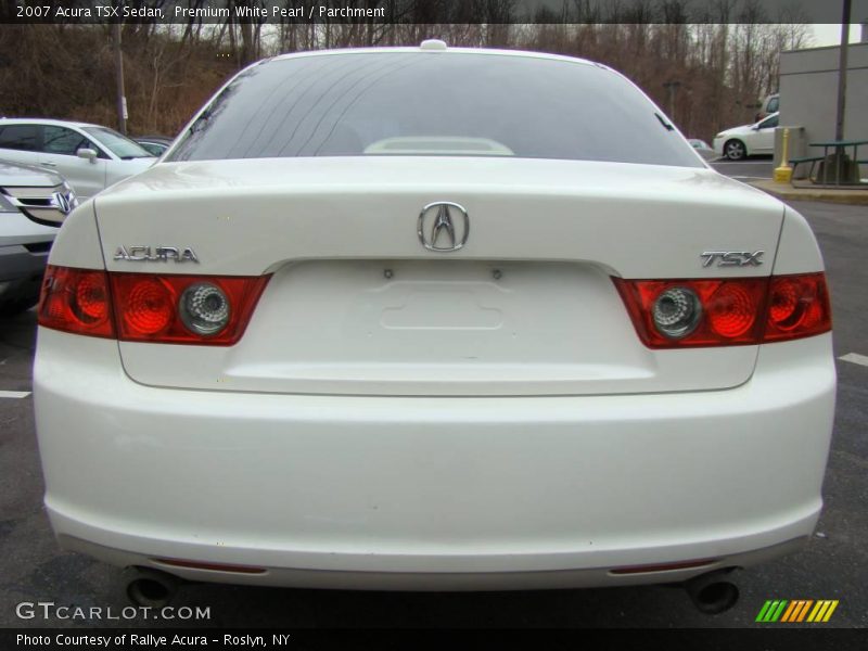 Premium White Pearl / Parchment 2007 Acura TSX Sedan