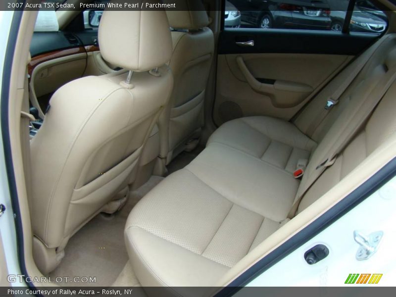 Premium White Pearl / Parchment 2007 Acura TSX Sedan
