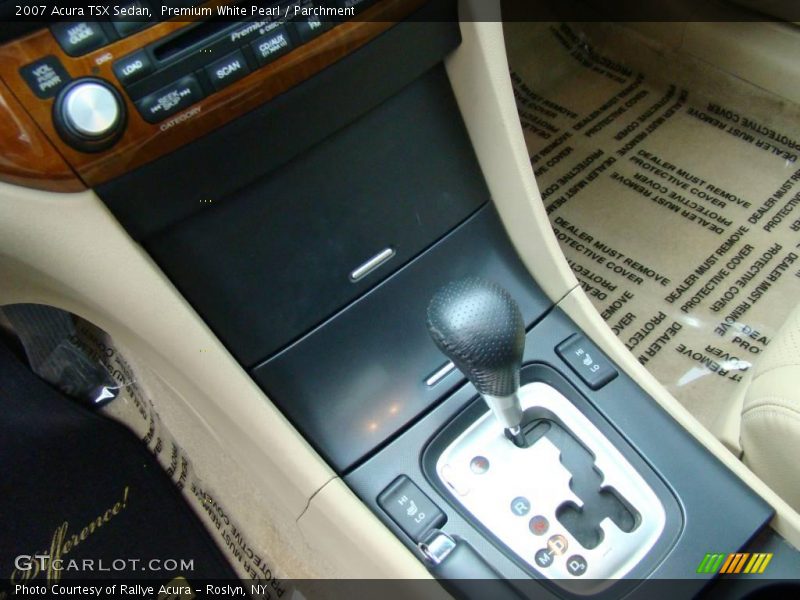 Premium White Pearl / Parchment 2007 Acura TSX Sedan