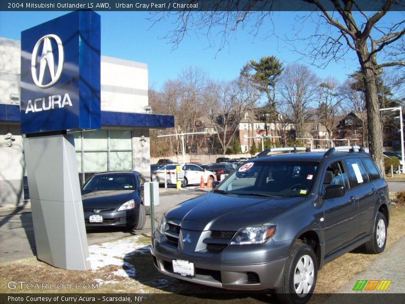 Urban Gray Pearl / Charcoal 2004 Mitsubishi Outlander LS AWD
