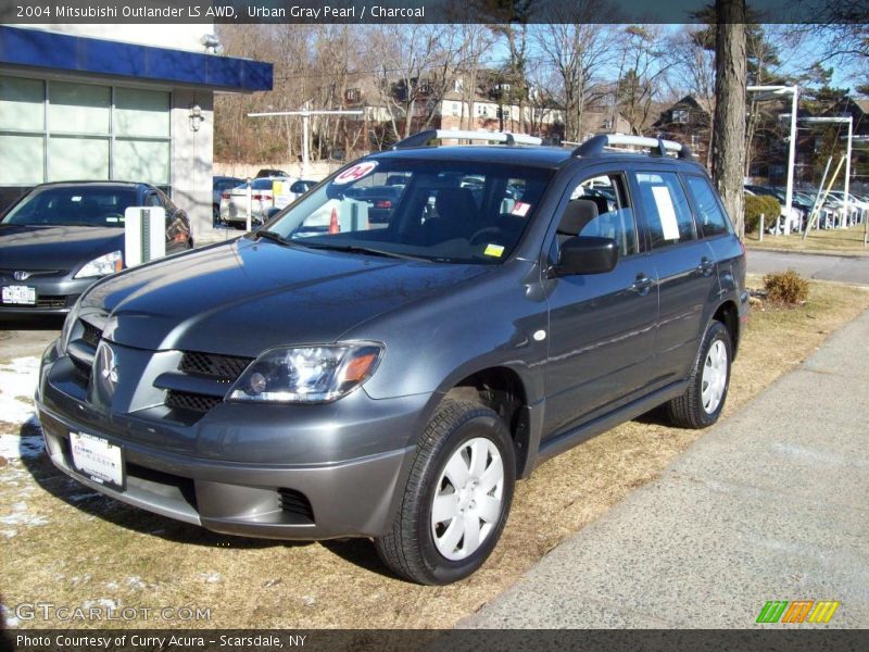 Urban Gray Pearl / Charcoal 2004 Mitsubishi Outlander LS AWD