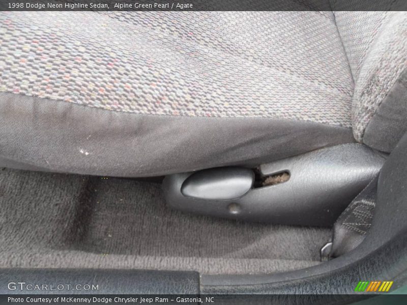 Alpine Green Pearl / Agate 1998 Dodge Neon Highline Sedan