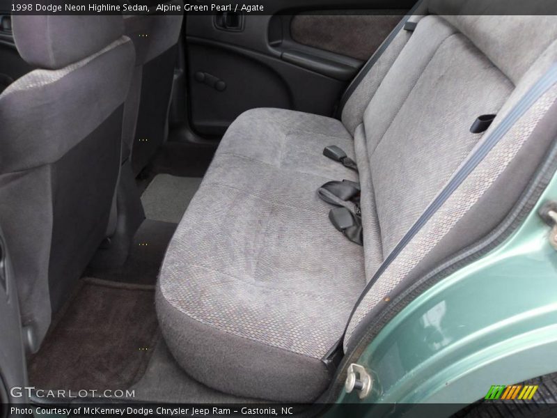 Alpine Green Pearl / Agate 1998 Dodge Neon Highline Sedan