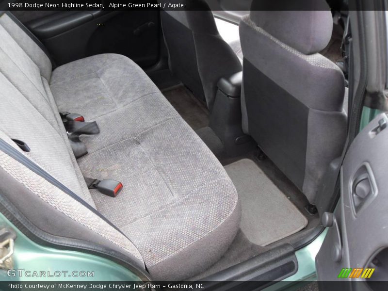 Alpine Green Pearl / Agate 1998 Dodge Neon Highline Sedan