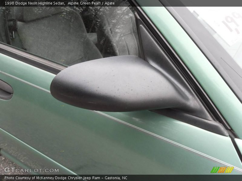 Alpine Green Pearl / Agate 1998 Dodge Neon Highline Sedan
