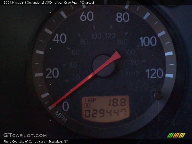 Urban Gray Pearl / Charcoal 2004 Mitsubishi Outlander LS AWD