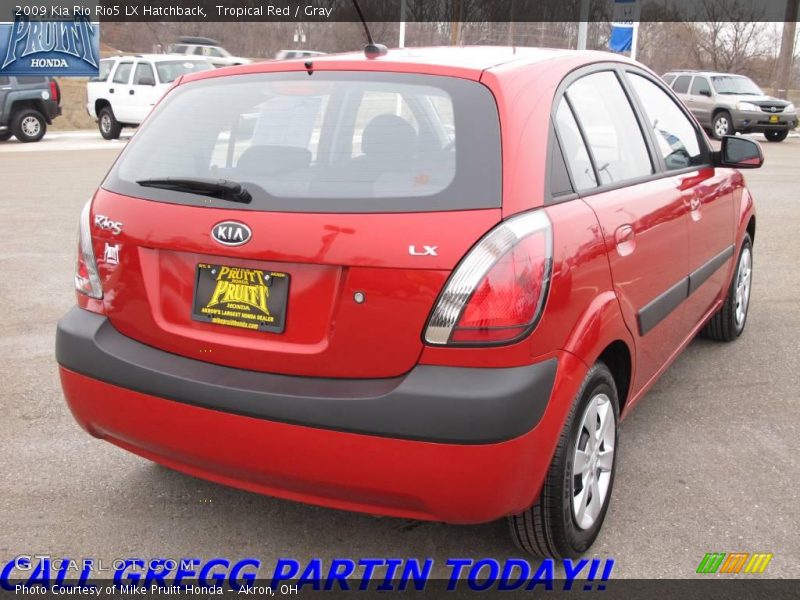 Tropical Red / Gray 2009 Kia Rio Rio5 LX Hatchback