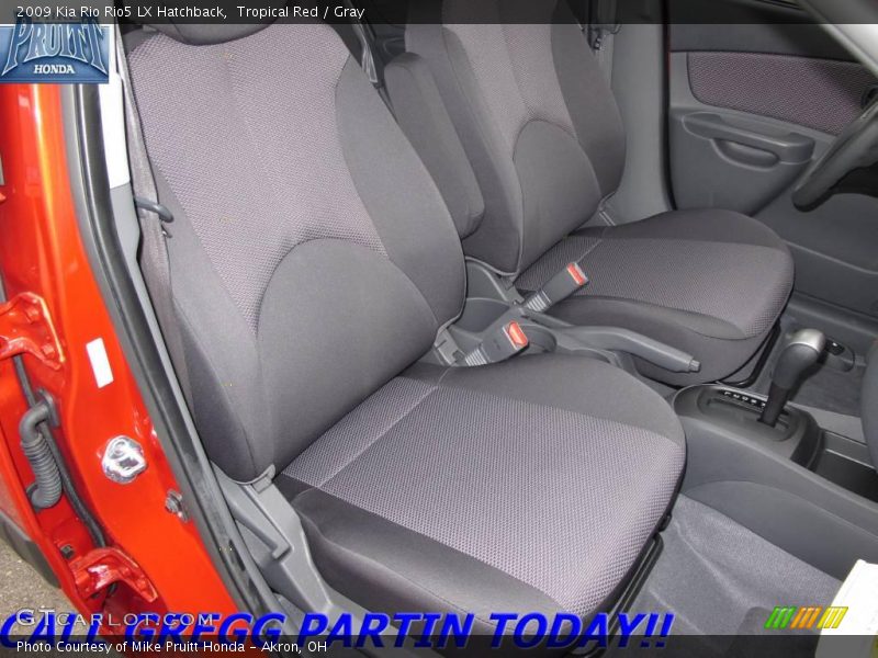 Tropical Red / Gray 2009 Kia Rio Rio5 LX Hatchback