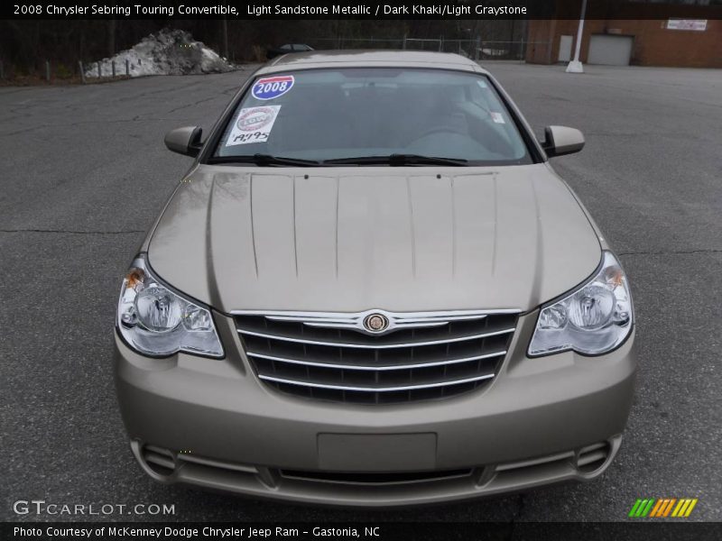 Light Sandstone Metallic / Dark Khaki/Light Graystone 2008 Chrysler Sebring Touring Convertible