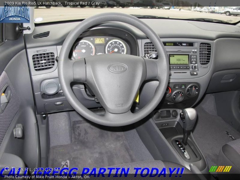 Tropical Red / Gray 2009 Kia Rio Rio5 LX Hatchback