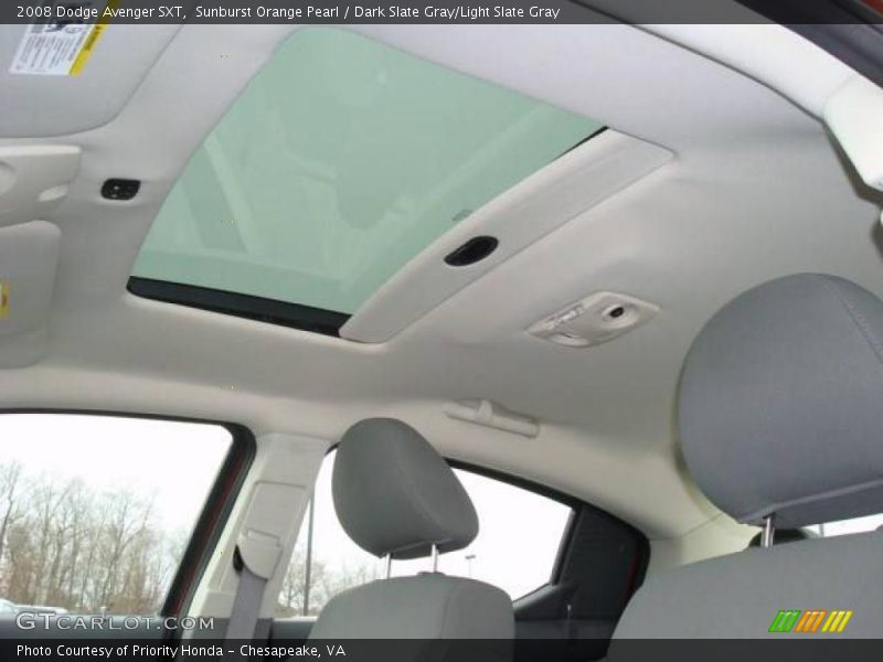 Sunburst Orange Pearl / Dark Slate Gray/Light Slate Gray 2008 Dodge Avenger SXT