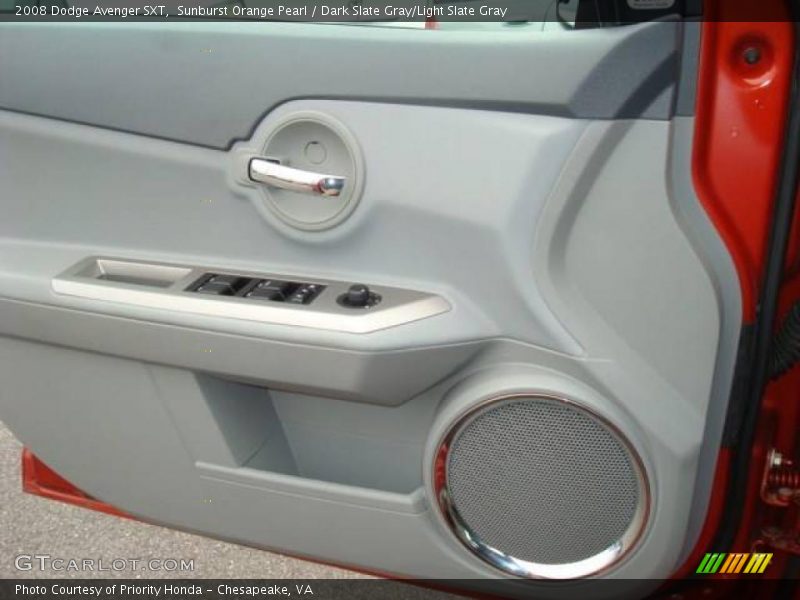 Sunburst Orange Pearl / Dark Slate Gray/Light Slate Gray 2008 Dodge Avenger SXT