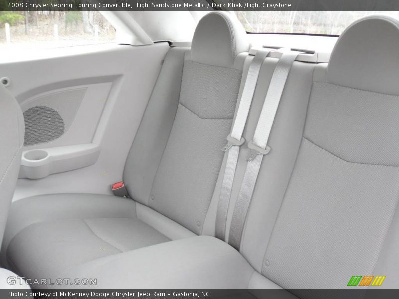 Light Sandstone Metallic / Dark Khaki/Light Graystone 2008 Chrysler Sebring Touring Convertible