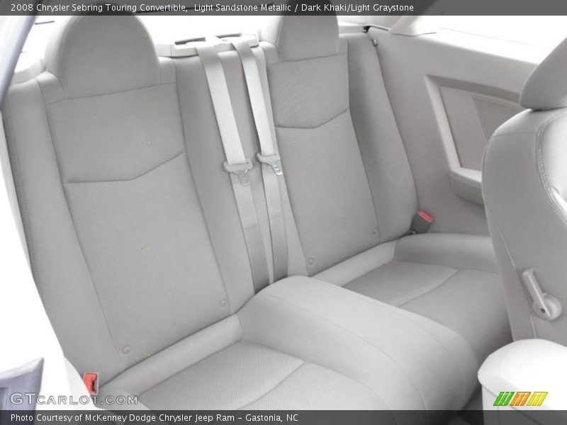 Light Sandstone Metallic / Dark Khaki/Light Graystone 2008 Chrysler Sebring Touring Convertible