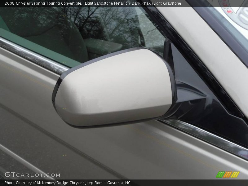 Light Sandstone Metallic / Dark Khaki/Light Graystone 2008 Chrysler Sebring Touring Convertible