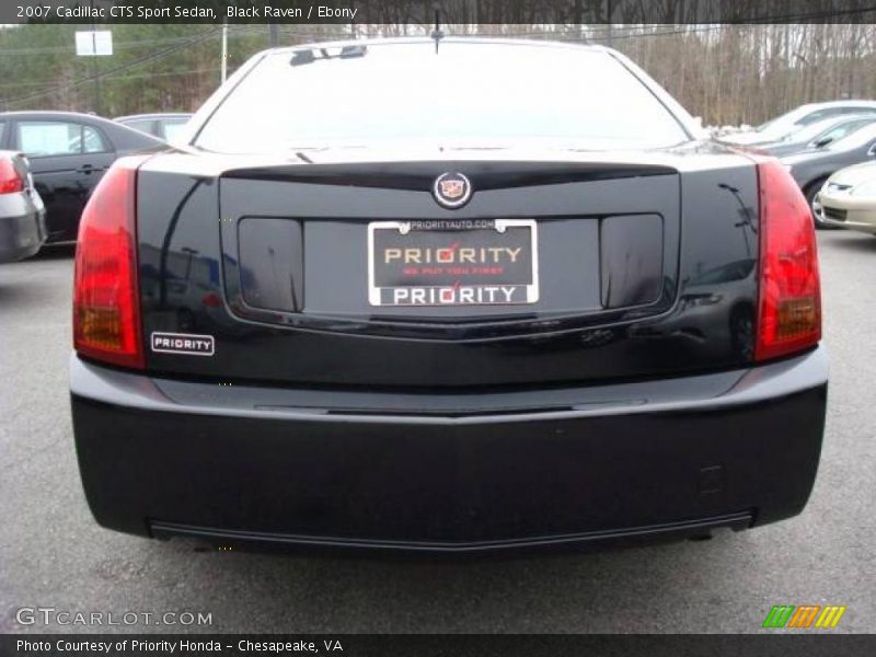 Black Raven / Ebony 2007 Cadillac CTS Sport Sedan