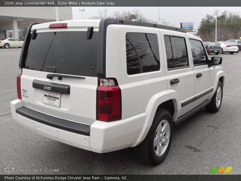 Stone White / Medium Slate Gray 2006 Jeep Commander 4x4