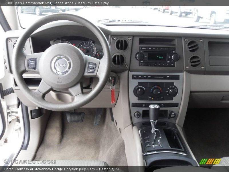 Stone White / Medium Slate Gray 2006 Jeep Commander 4x4