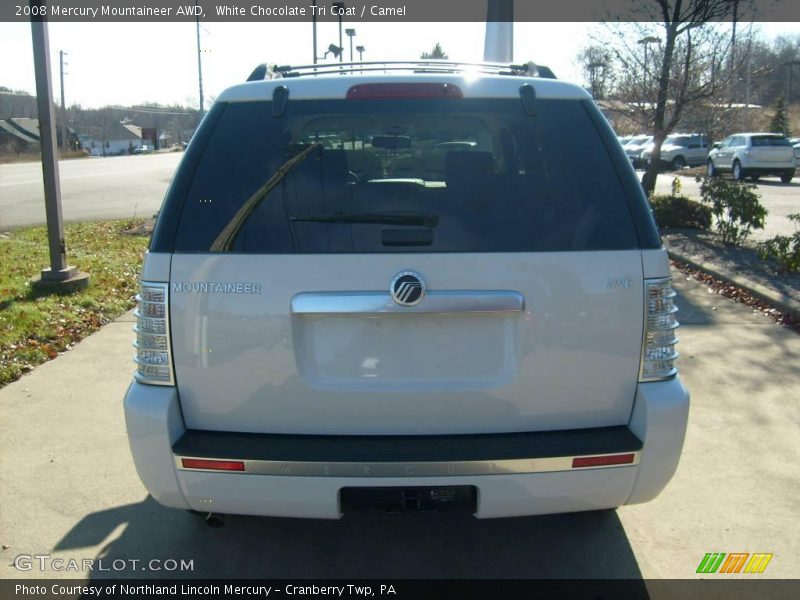 White Chocolate Tri Coat / Camel 2008 Mercury Mountaineer AWD