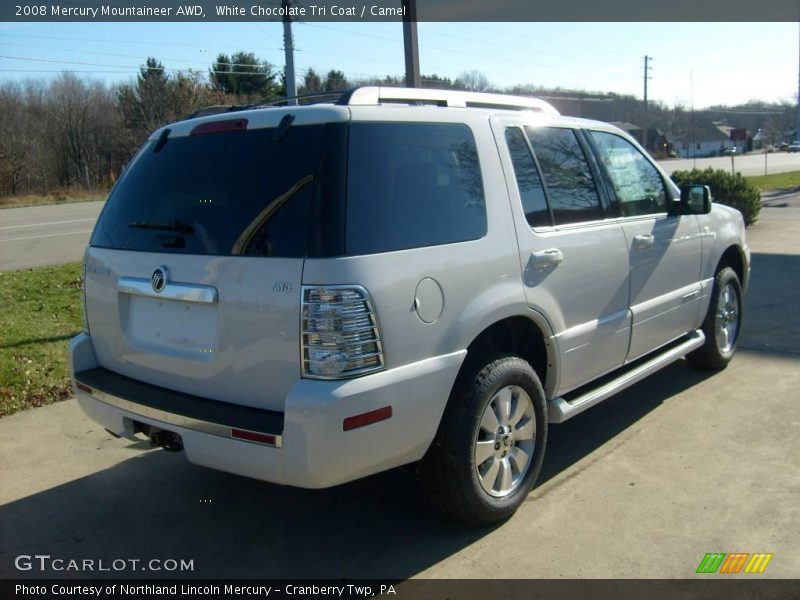 White Chocolate Tri Coat / Camel 2008 Mercury Mountaineer AWD